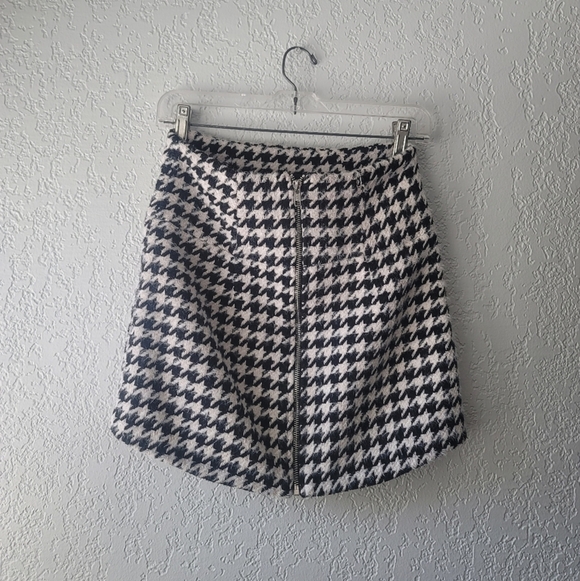 For Love And Lemons Houndstooth Mini Skirt - Picture 2 of 2